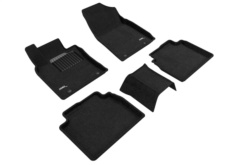 Lexus ES Floor Mats - Front and Rear - 3D MAXpider - Elegant Series - Black - `19-`24 Lexus ES Floor Mats - Front and Rear - 3D MAXpider - Elegant Series - Black - `19-`24